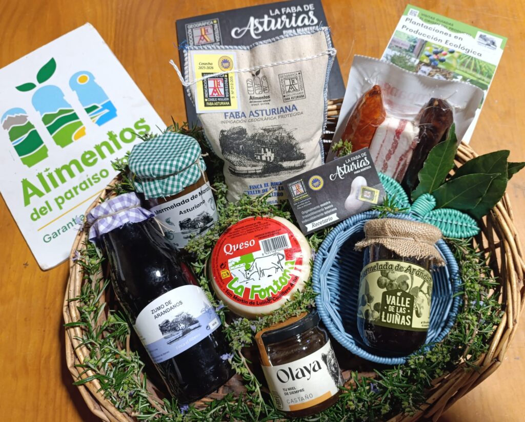 caja productos asturianos